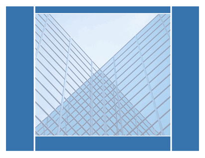 Mirrored Buildings Design Template