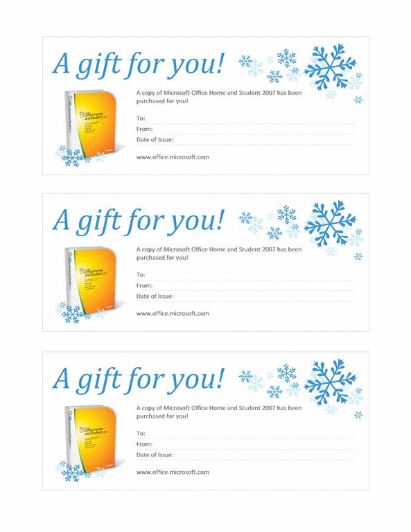 Download Gift Certificate Template for Microsoft Word
