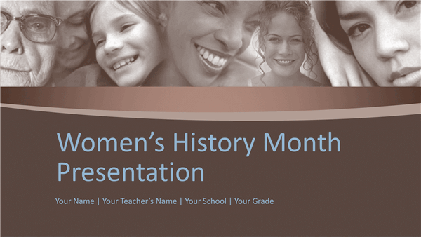 Download Women's History Month presentation
