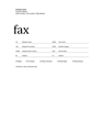 Fax Cover Sheet (professional Design)