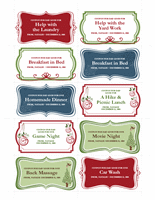 Gift Certificate Template Coupons Classic Design