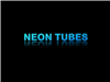 Glowing Neon Text With Reflection