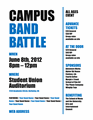 Student Flyer (black And Blue Bold Design)